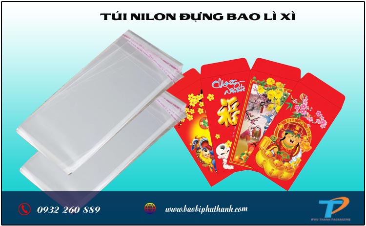 Túi nilon đựng bao lì xì