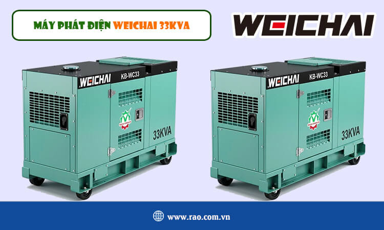 Máy phát điện Weichai 33kva