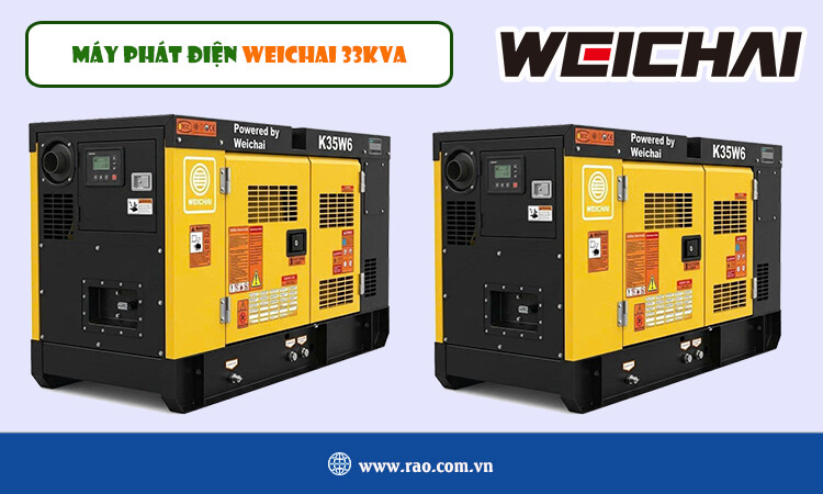Máy phát điện Weichai 33kva