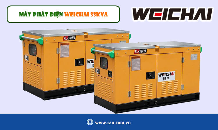Máy phát điện Weichai 33kva